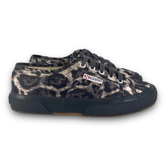 Superga Shoes - Superga Leopard Print Casual Sneakers S009KWO Lace Up Shoes Multicolor Women 6